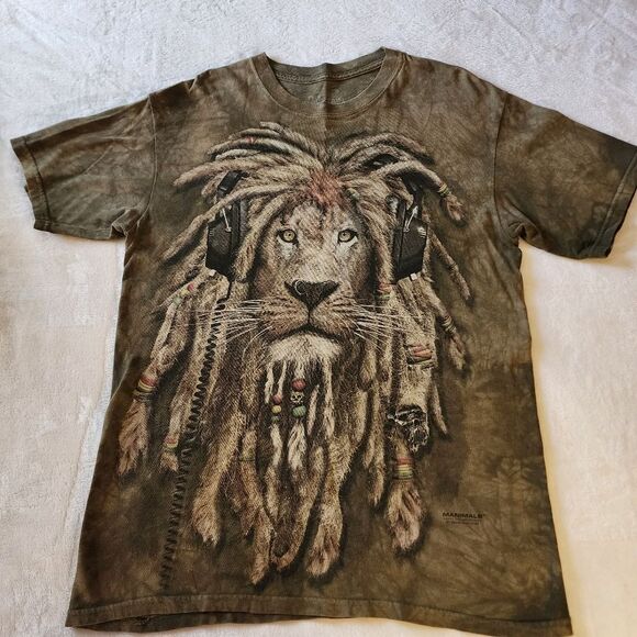 The Mountain Manimals Lion Graphic Tshirt Size Medium 2011 By David Penfound - Picture 1 of 7
